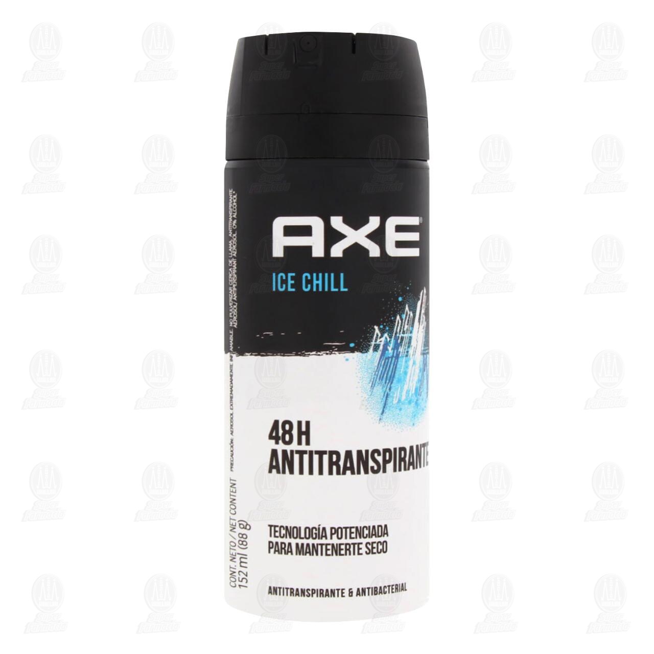 Antitranspirante Axe Ice Chill 48H en Aerosol, 152 ml.
