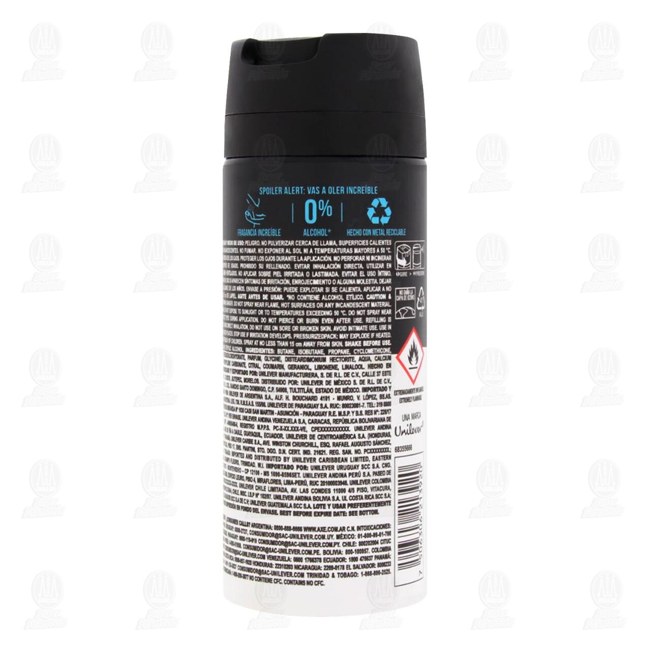 Antitranspirante Axe Ice Chill 48H en Aerosol, 152 ml. image number 2