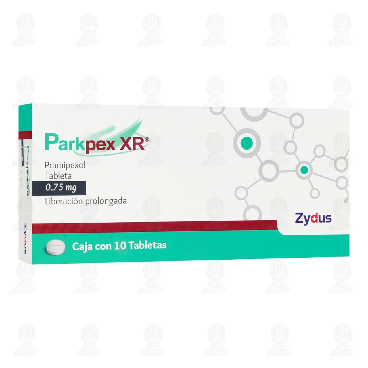 Imagen para Parkpex XR 0.75 mg, 10 Tabletas.