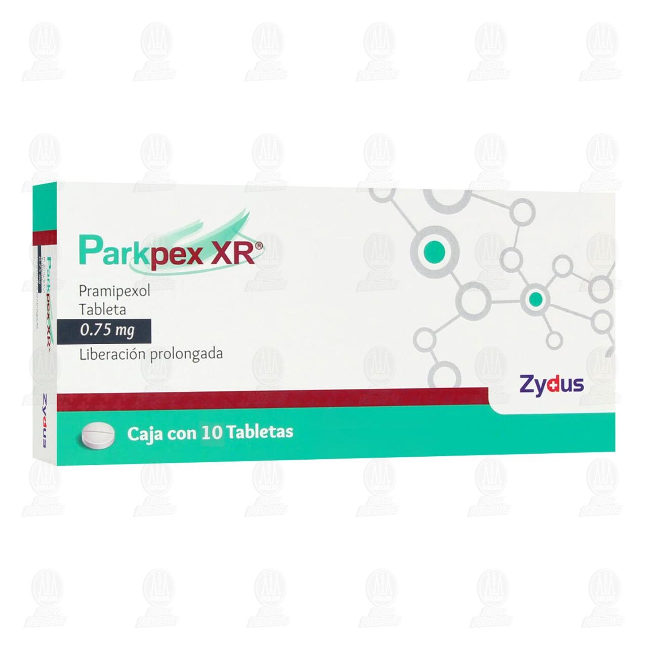 Parkpex XR 0.75 mg, 10 Tabletas.
