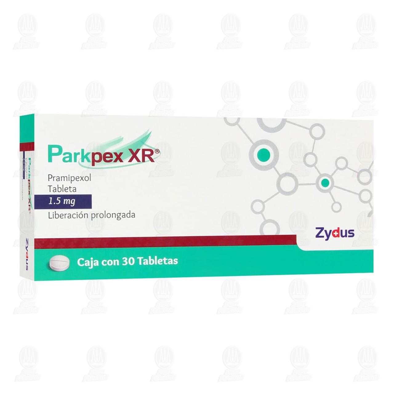 Parkpex XR 1.5 mg, 30 Tabletas. image number 0