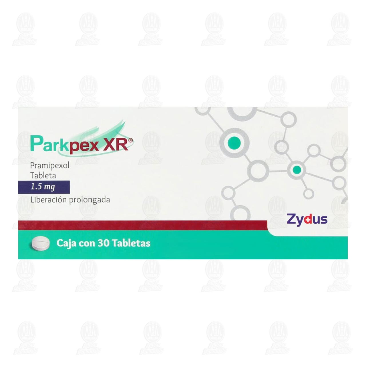 Parkpex XR 1.5 mg, 30 Tabletas. image number 1