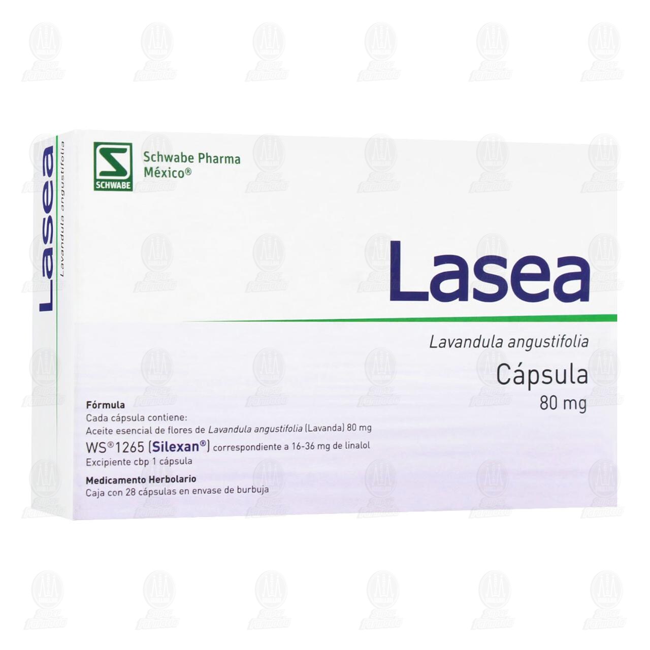 Lasea 80 mg, 28 C&aacute;psulas.