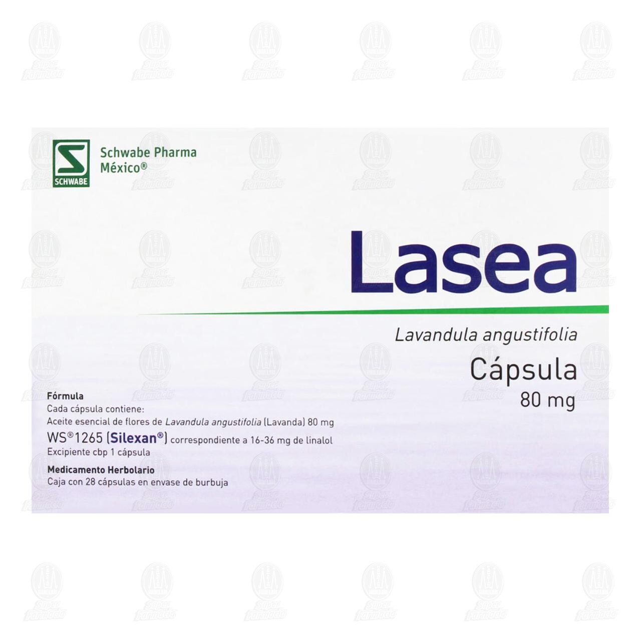 Lasea 80 mg, 28 C&aacute;psulas. image number 1
