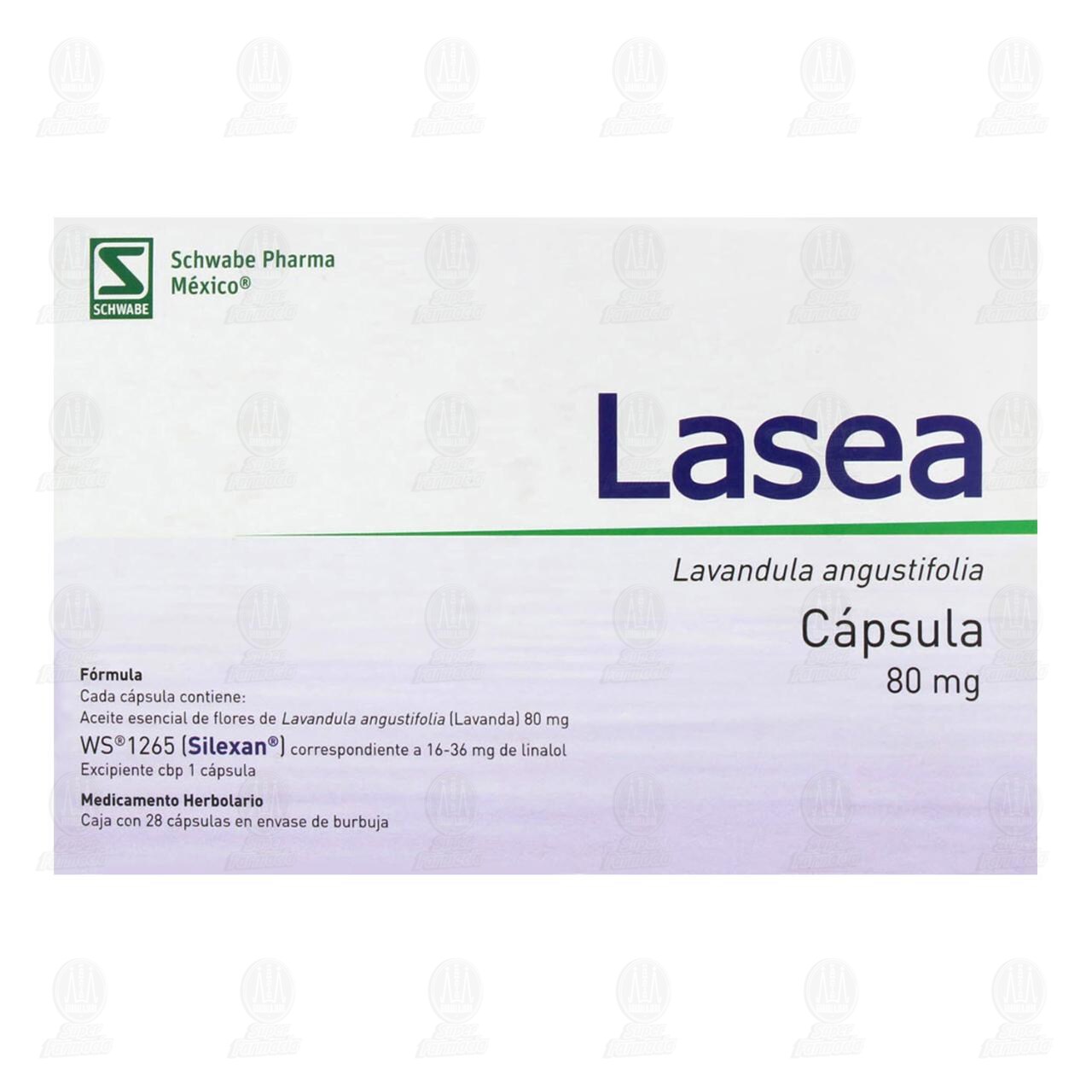 Lasea 80 mg, 28 C&aacute;psulas. image number 1