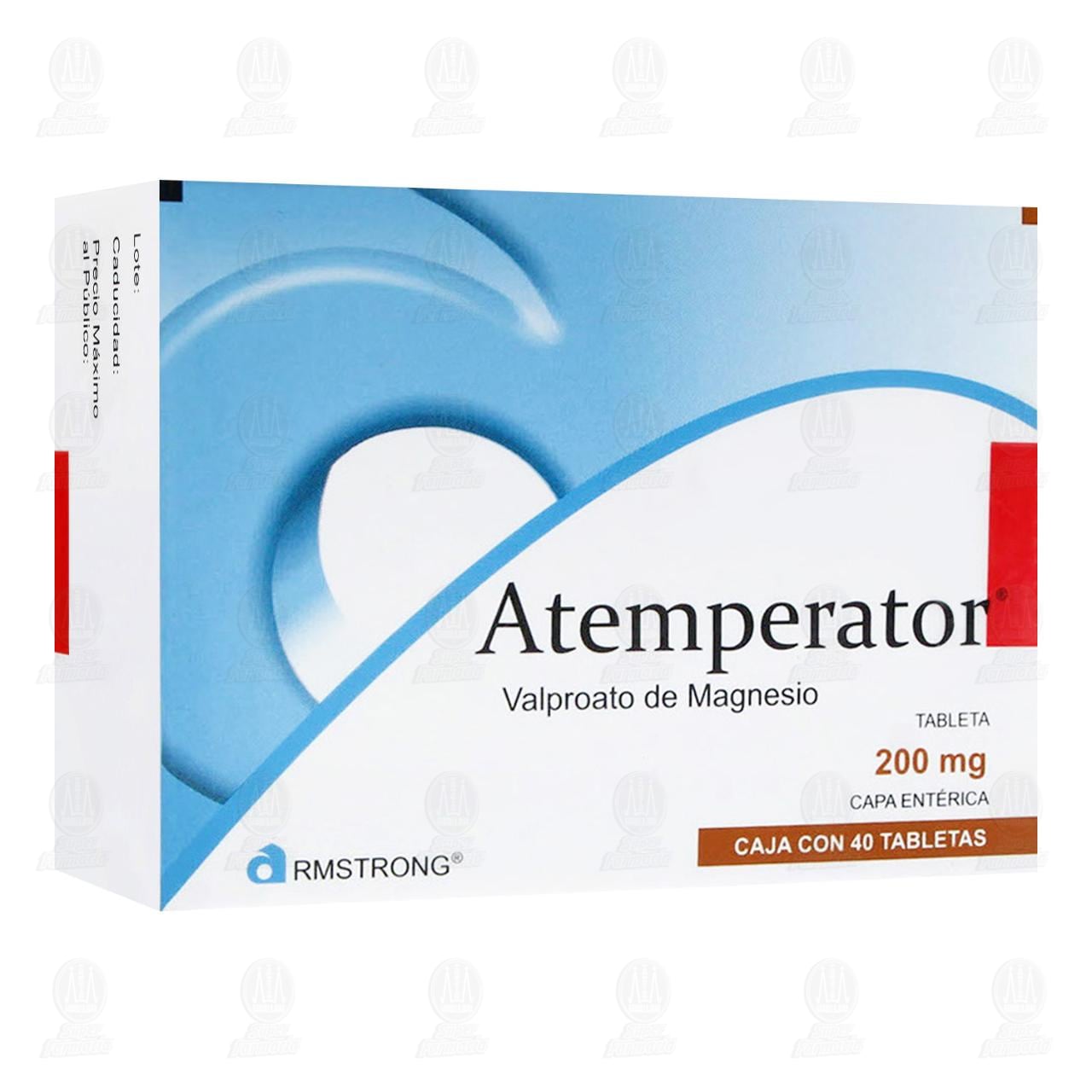 Atemperator 200 mg, 40 Tabletas.