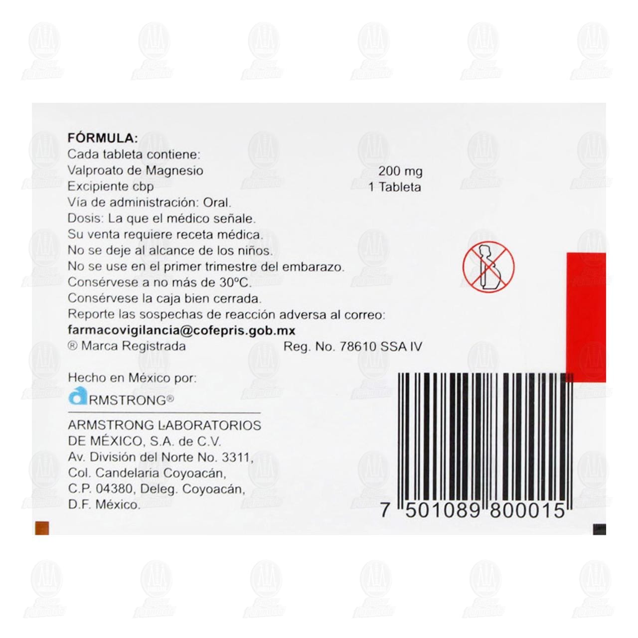 Atemperator 200 mg, 40 Tabletas. image number 2