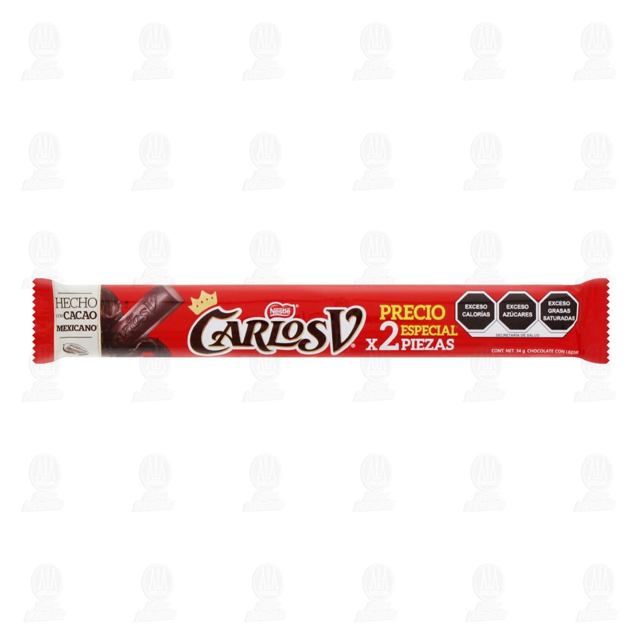 Imagen para Chocolate Carlos V, 34 gr.