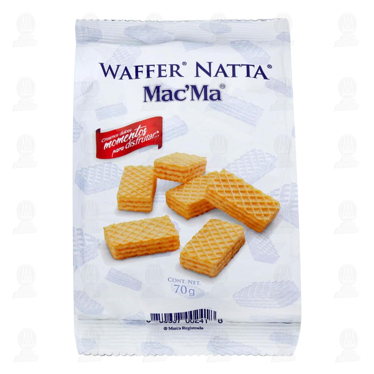Galletas Waffer Natta Mac'Ma, 70 gr. image number 1