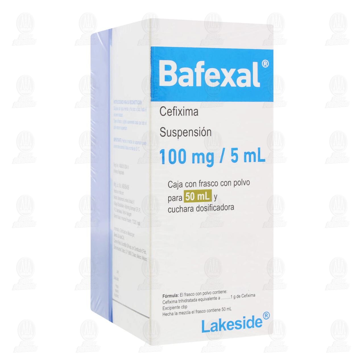 Bafexal 100mg/5ml Suspensi&oacute;n, 50 ml. image number 0