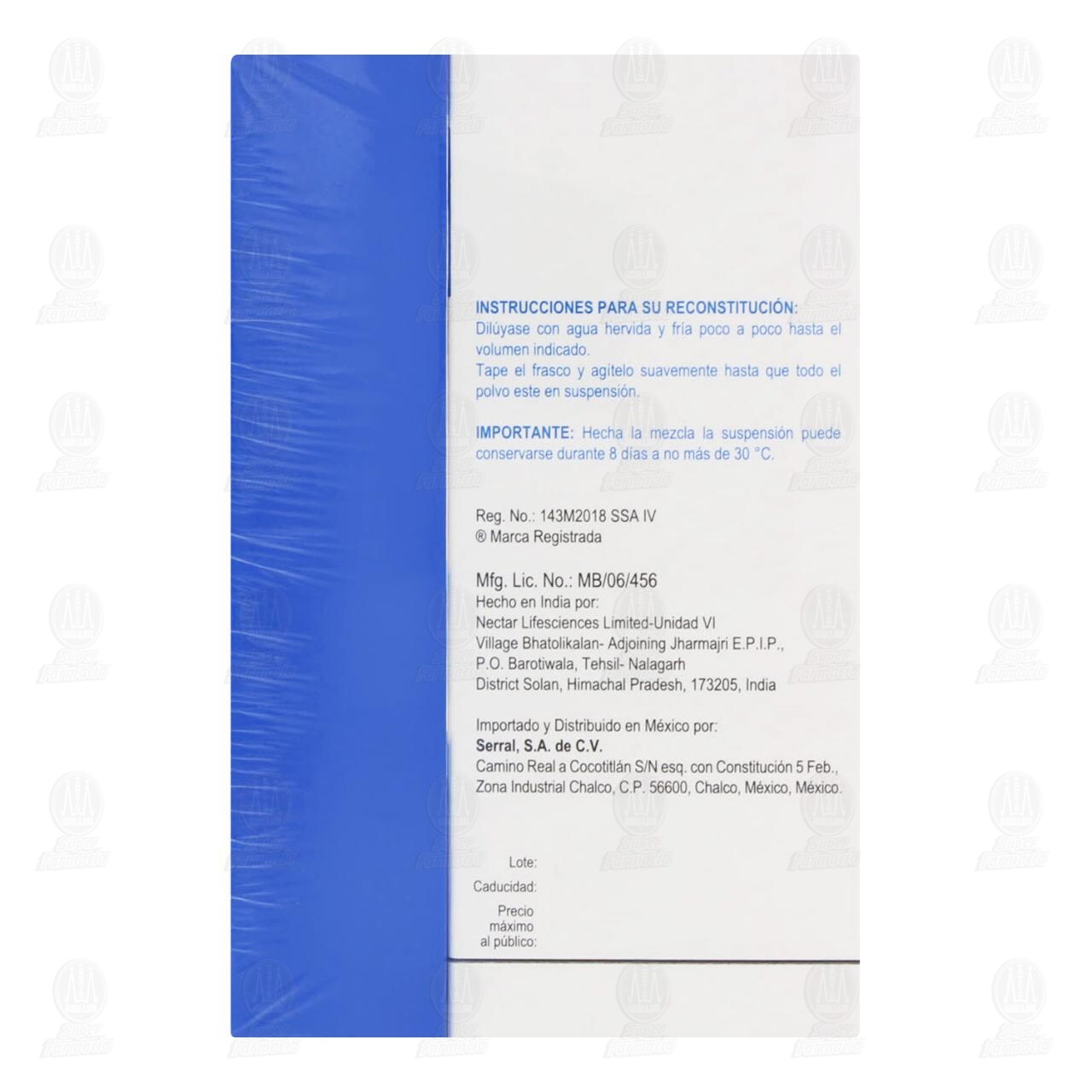 Bafexal 100mg/5ml Suspensi&oacute;n, 50 ml. image number 4