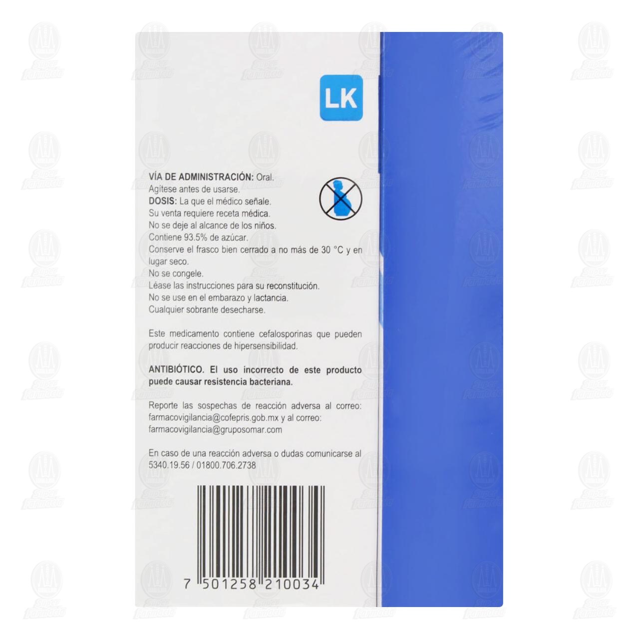 Bafexal 100mg/5ml Suspensi&oacute;n, 50 ml. image number 3