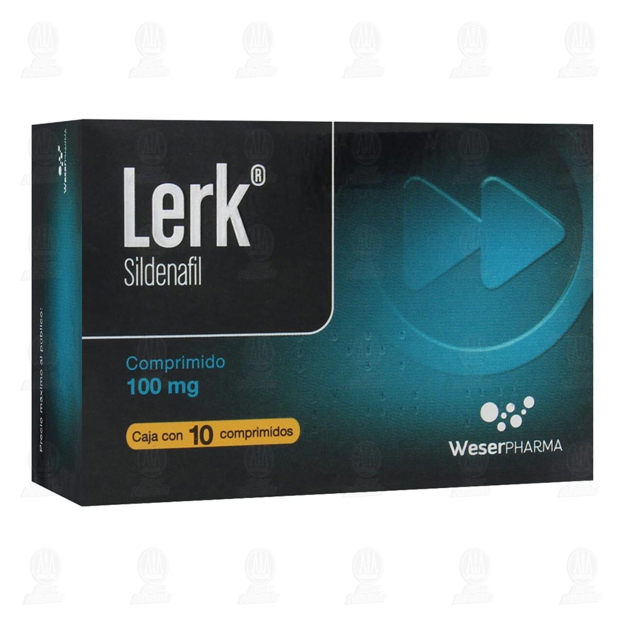Lerk 100 mg, 10 Comprimidos. image number 0