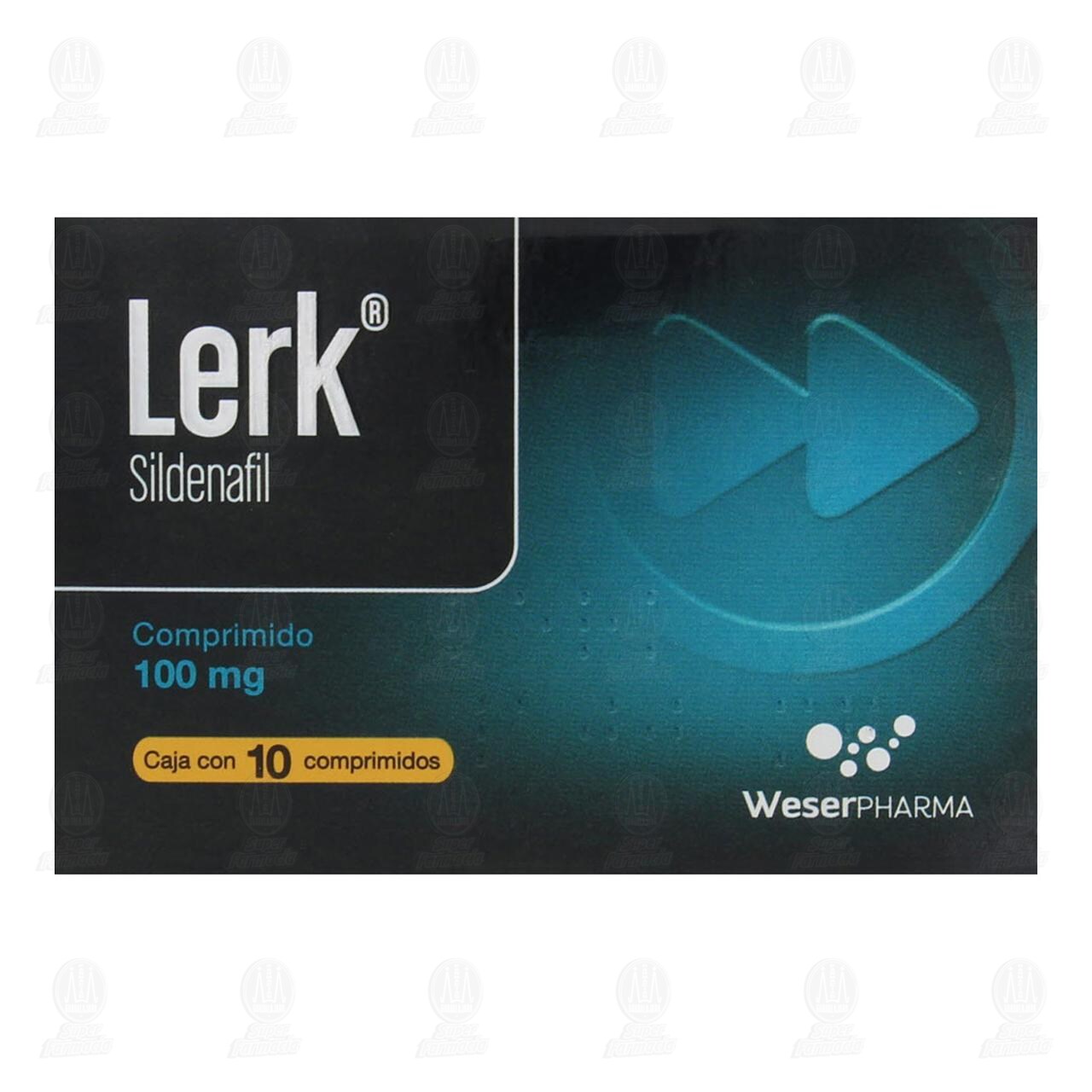Lerk 100 mg, 10 Comprimidos. image number 1