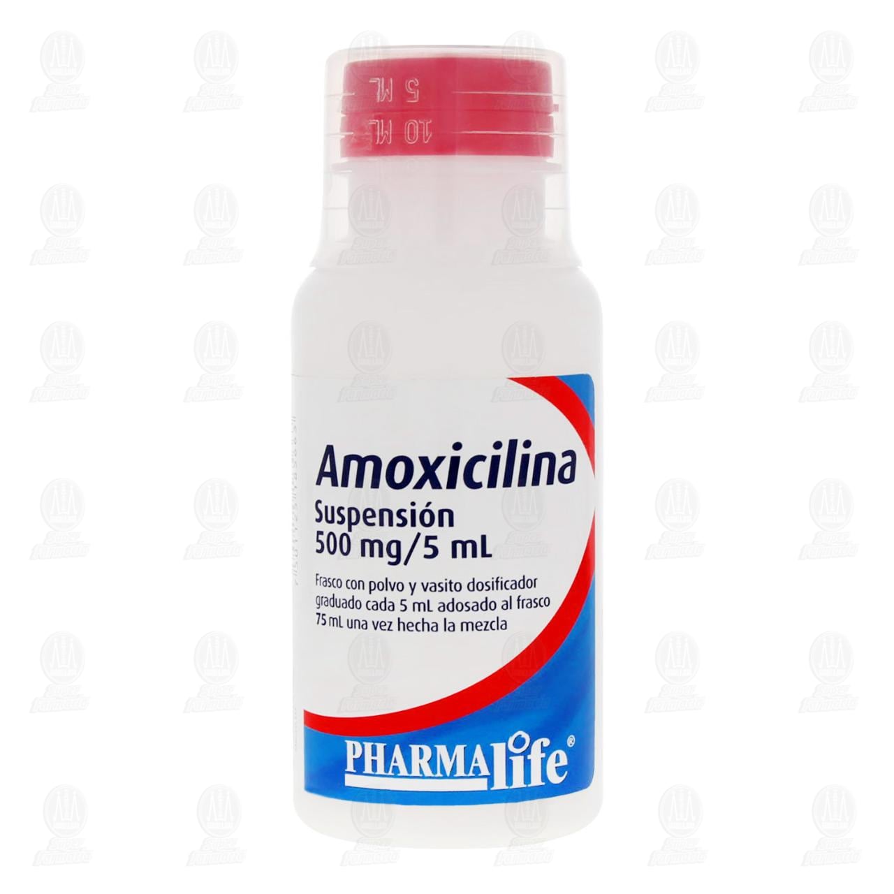 Amoxicilina 500mg/5ml Suspensi&oacute;n, 75 ml Pharmalife. image number 1