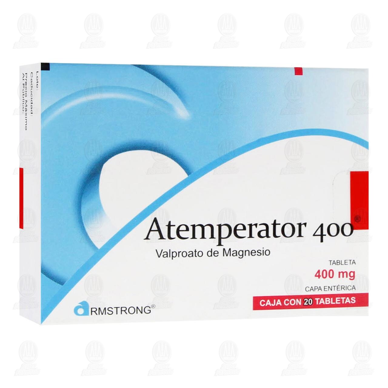 Atemperator 400 mg, 20 Tabletas. image number 0