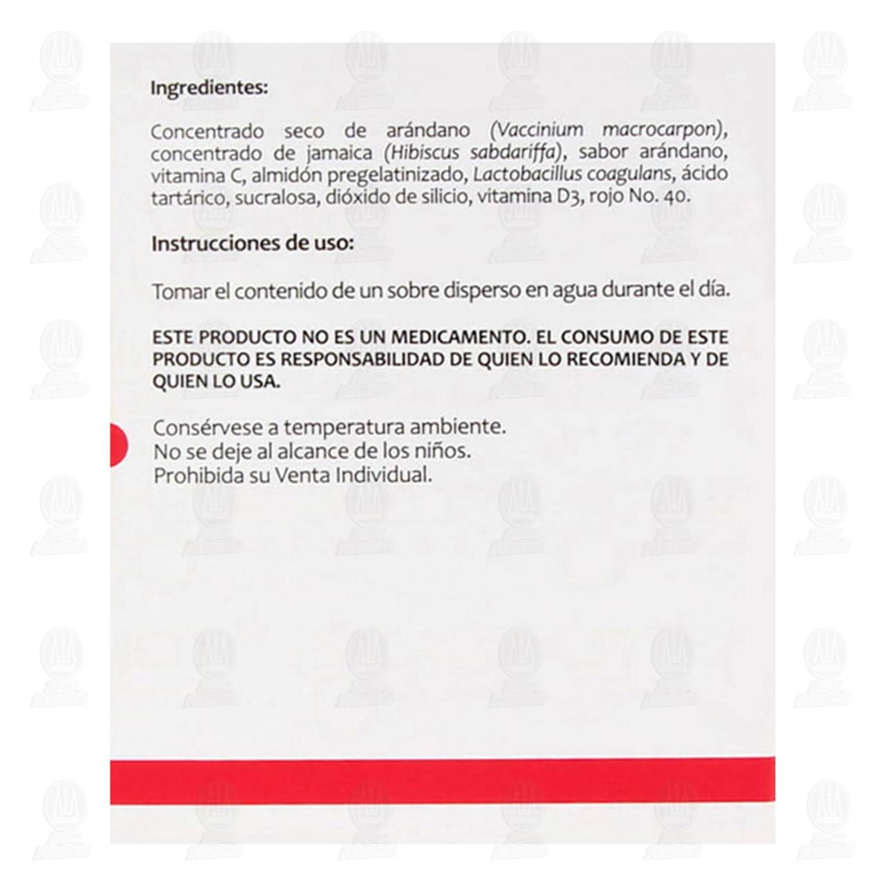 Suplemento Alimenticio Acicran Mix en Polvo, 30 Sobres de 1gr c/u. image number 3