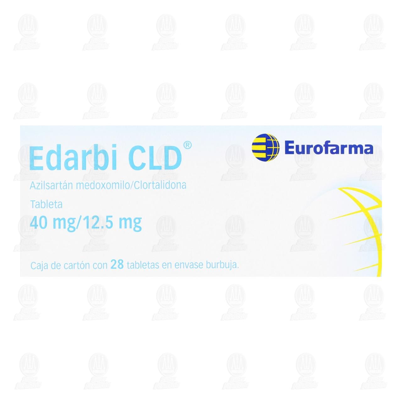 Edarbi CLD 40mg/12.5mg, 28 Tabletas. image number 1