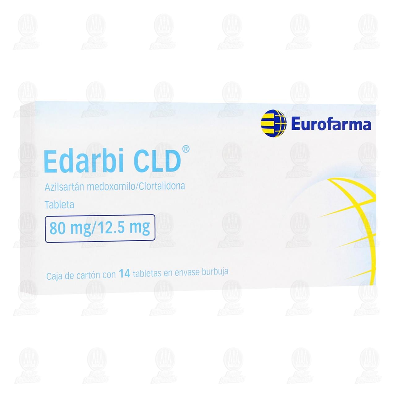Imagen para Edarbi CLD 80mg/12.5mg, 14 Tabletas.