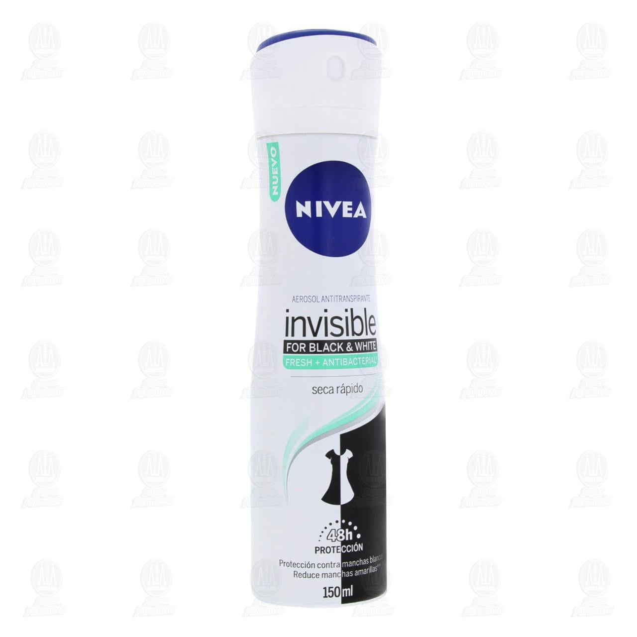 Imagen para Nivea Desodorante Antitranspirante para Mujer Invisible Fresh + Antibacterial Spray, 150ml.