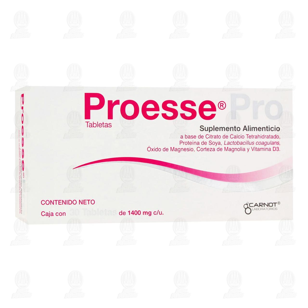 Suplemento Alimenticio Proesse Pro 1400 mg, 30 Tabletas. image number 0