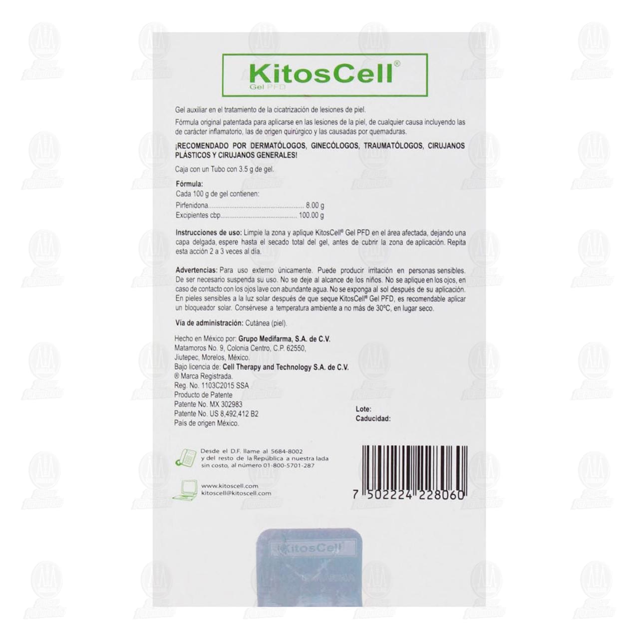Kitoscell Gel, 3.5 gr. image number 2