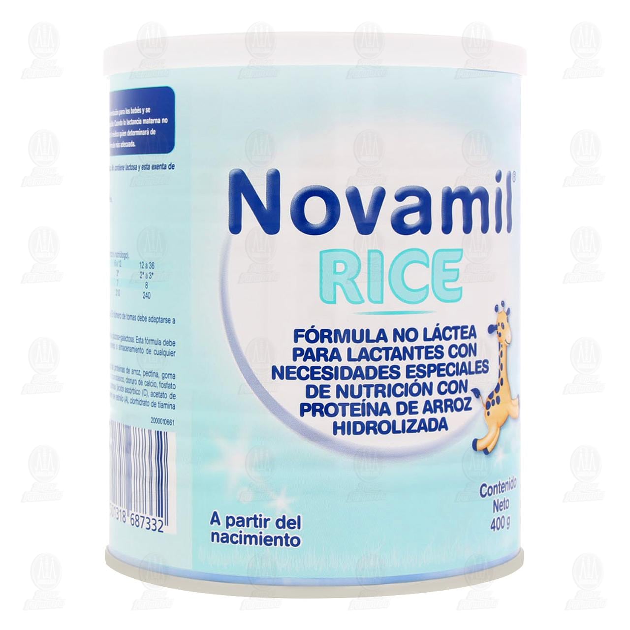 Imagen para Fórmula Infantil Novamil Rice (A Partir del Nacimiento), 400 gr.