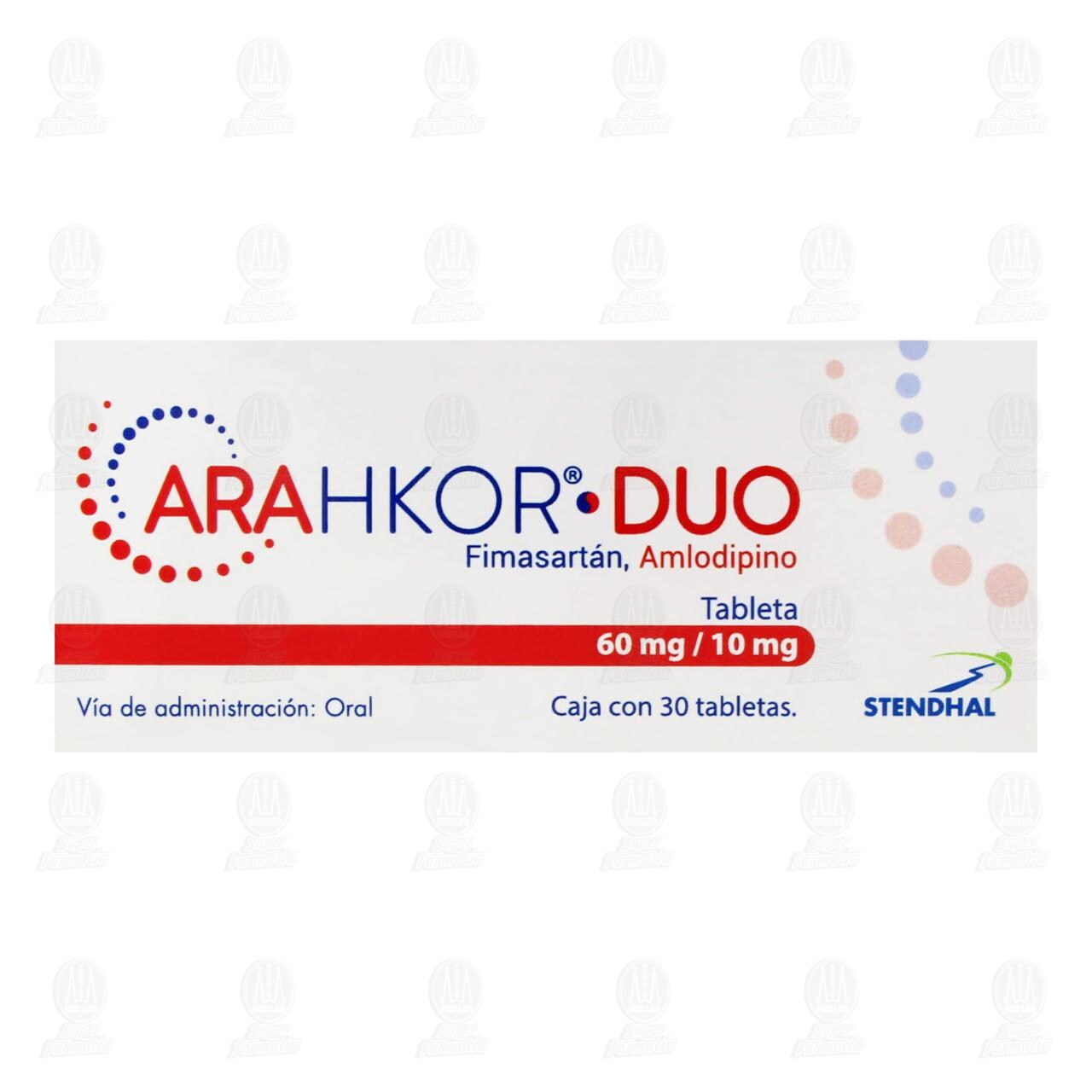 Arahkor Duo 60mg/10mg, 30 Tabletas. image number 1