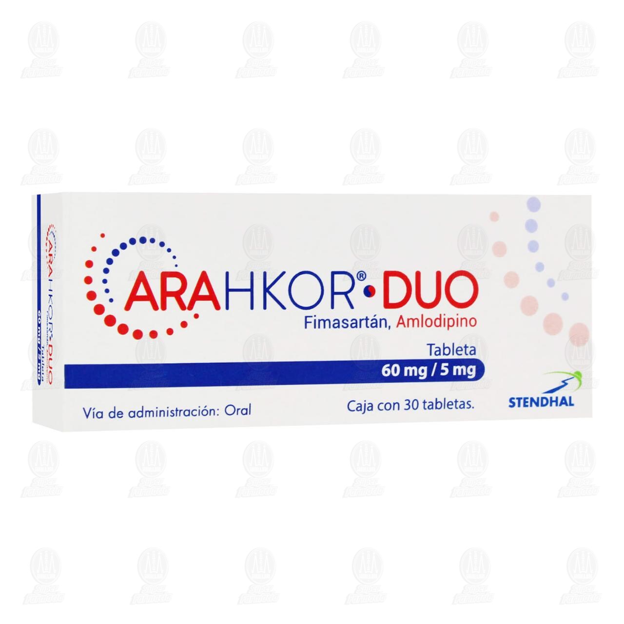 Arahkor Duo 60mg/5mg, 30 Tabletas. image number 0