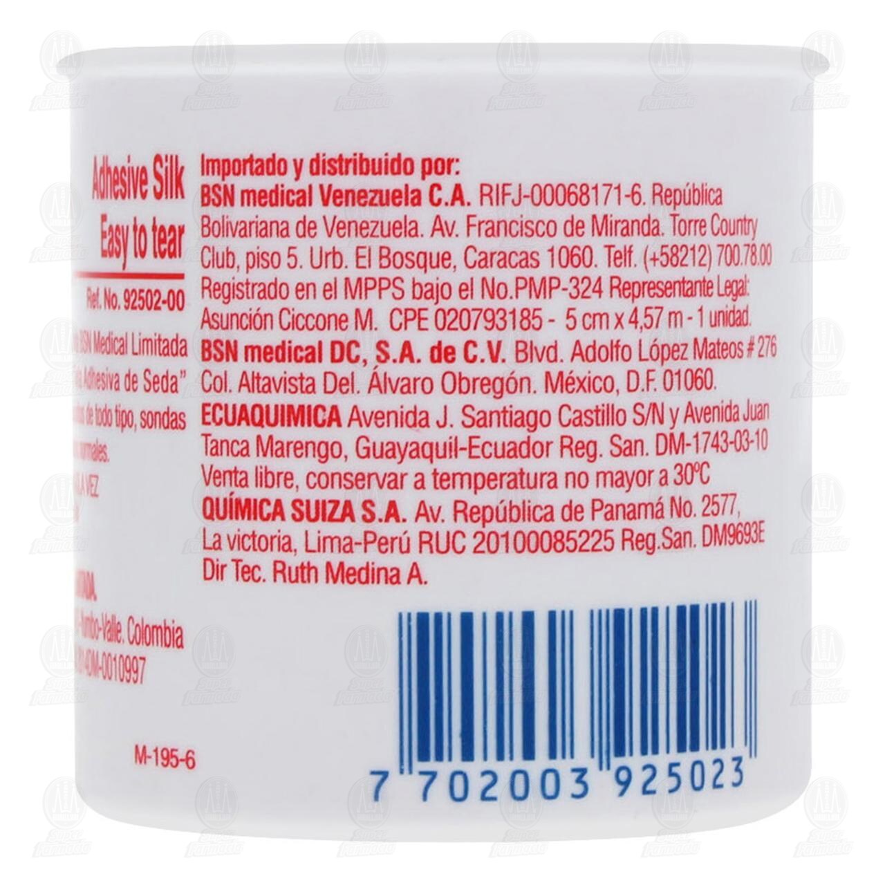 Cinta Adhesiva Leukoplast 5cm x 4.57m, 1 pz. image number 2