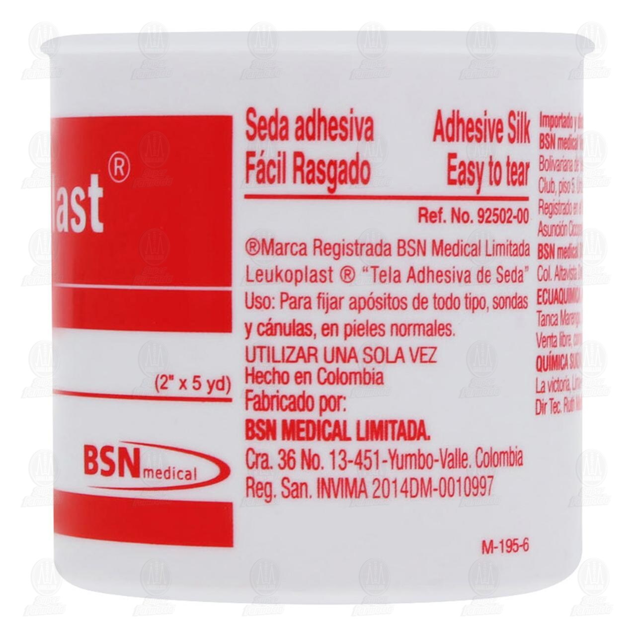 Cinta Adhesiva Leukoplast 5cm x 4.57m, 1 pz. image number 3