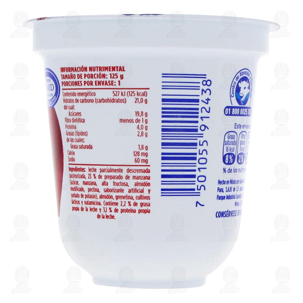 Yoghurt Alpura con Manzana, 125 gr. image number 2