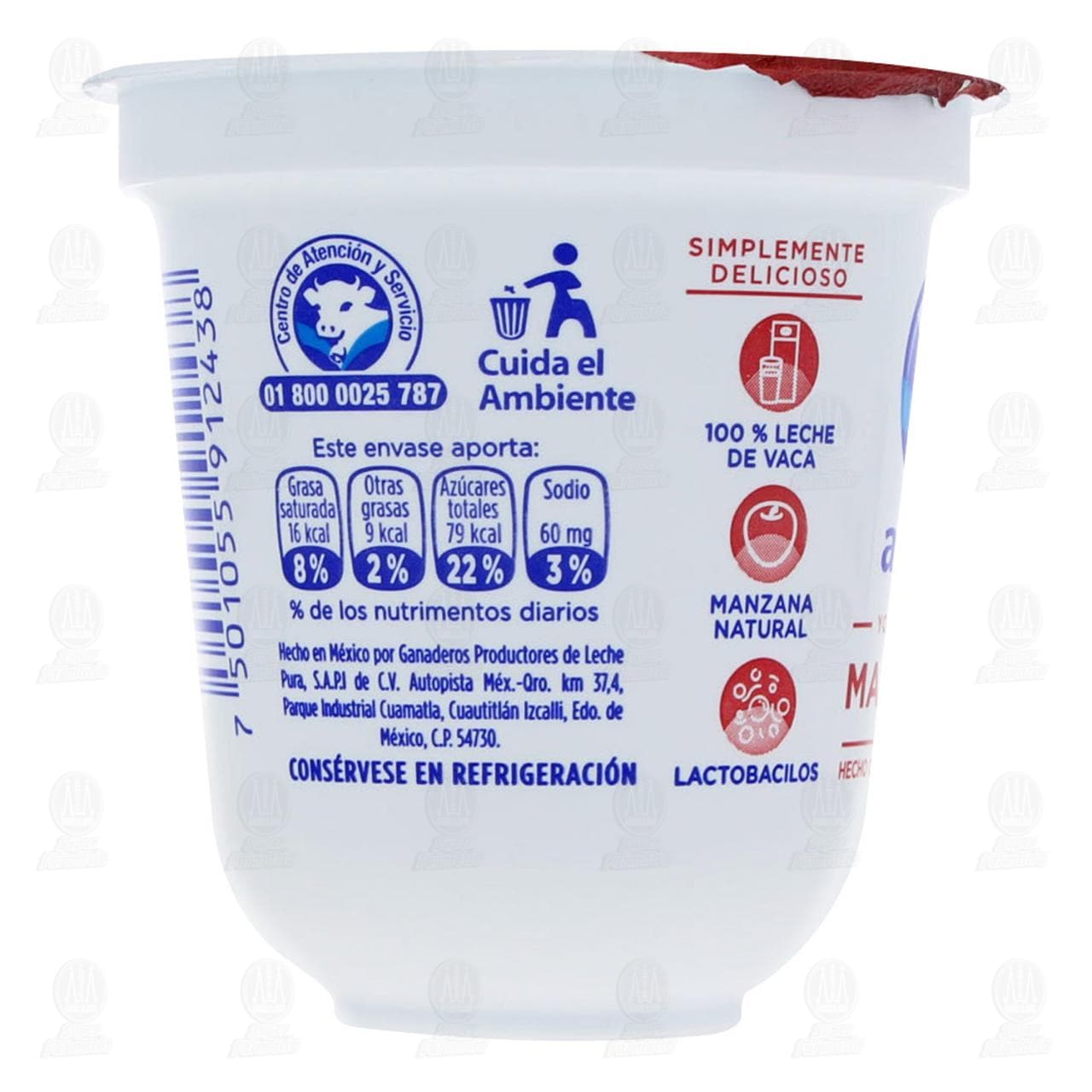Yoghurt Alpura con Manzana, 125 gr. image number 4