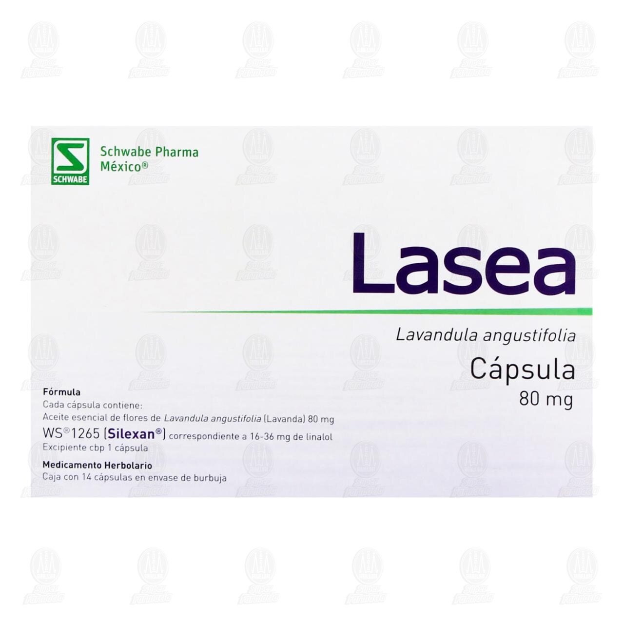 Lasea 80 mg, 14 C&aacute;psulas. image number 1