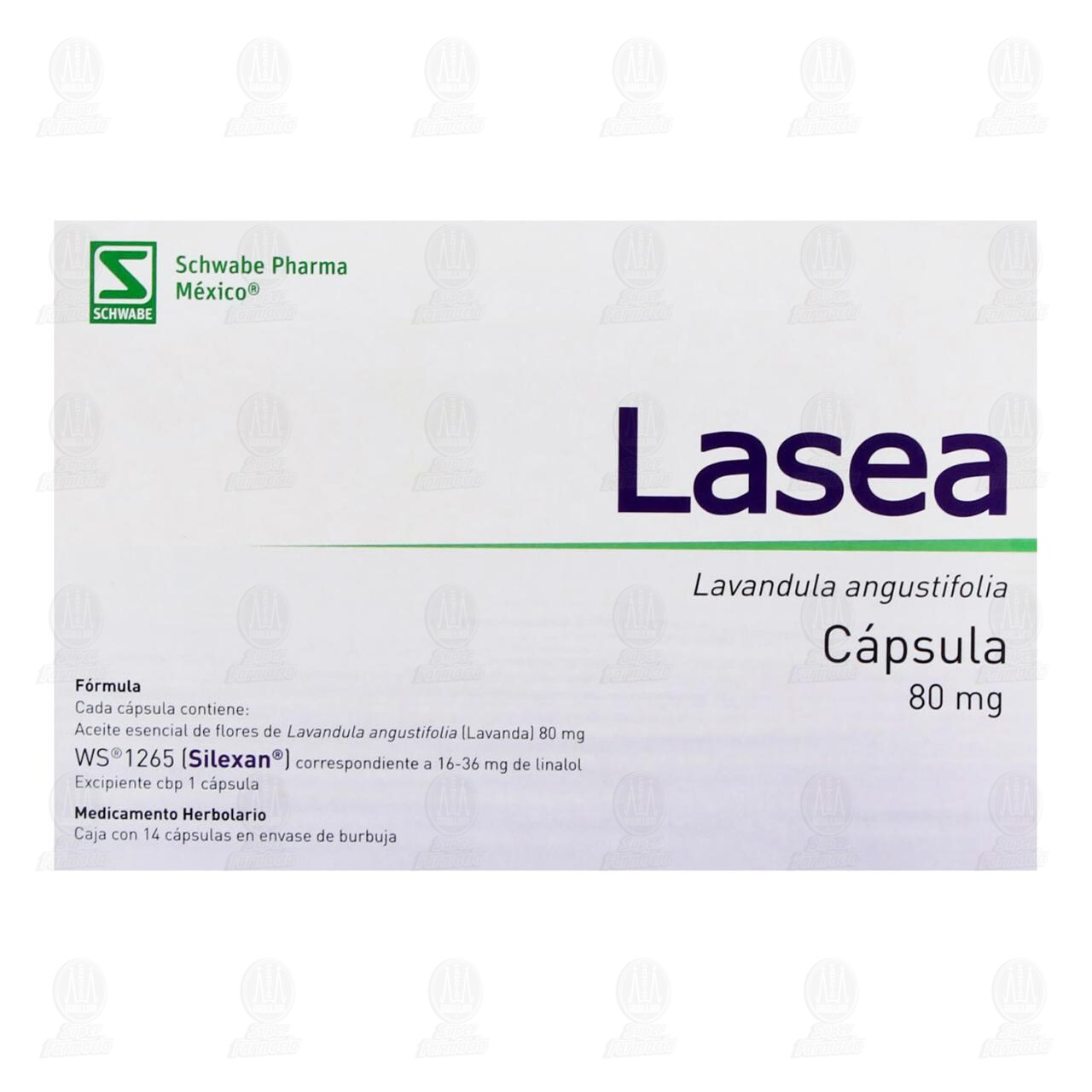 Lasea 80 mg, 14 C&aacute;psulas. image number 1