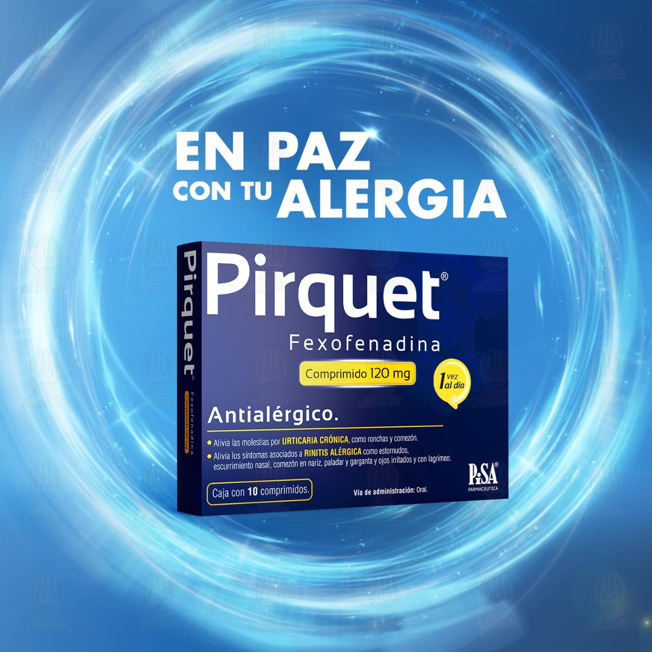 Pirquet 120 mg, 10 Comprimidos. image number 2