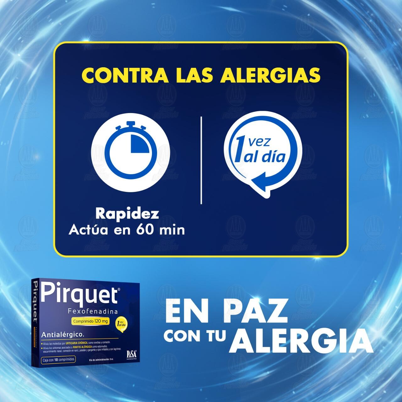 Pirquet 120 mg, 10 Comprimidos. image number 4