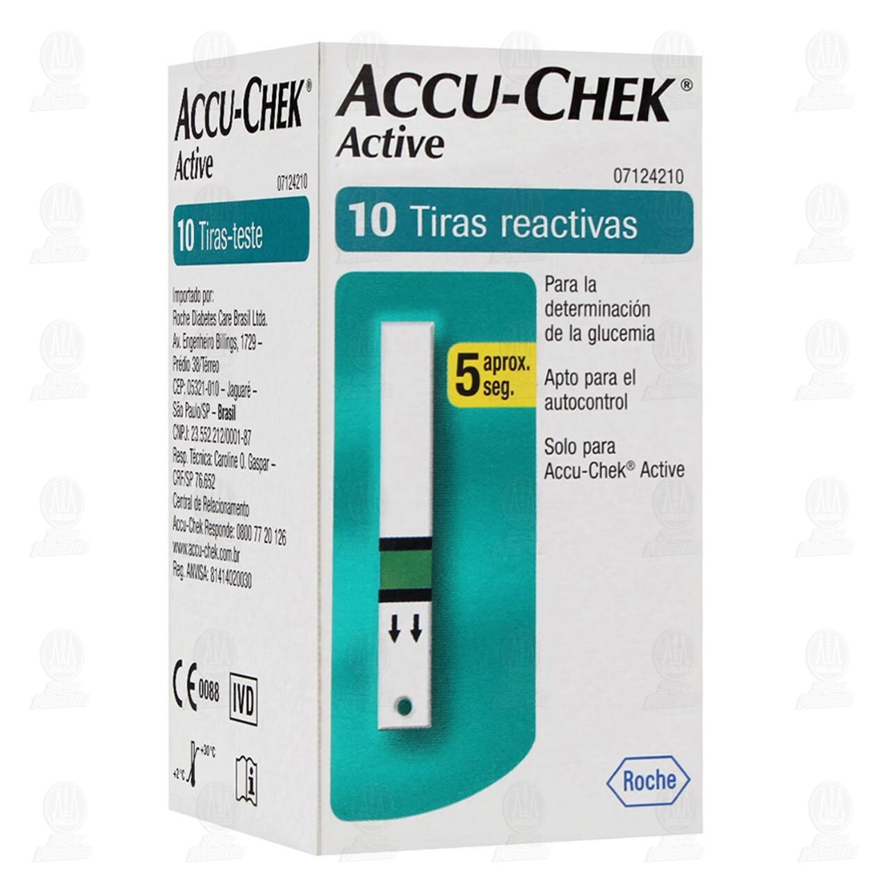 Accu-Chek Active Glucose 10 Tiras.