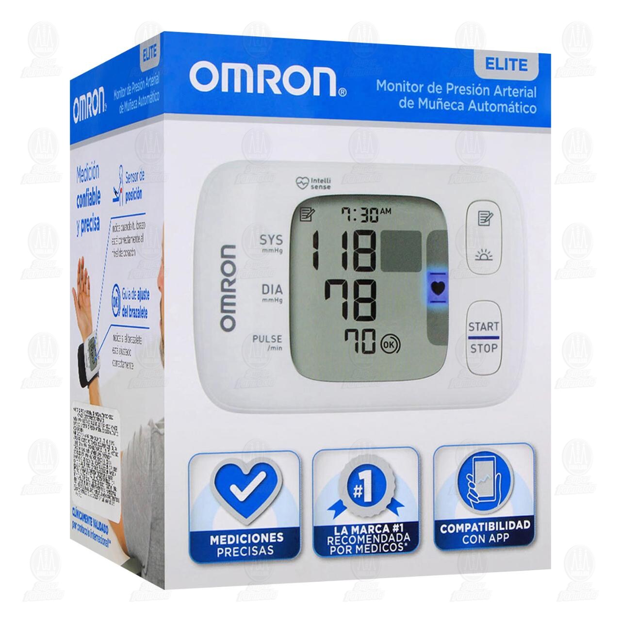 Monitor Omron Elite de Presión Arterial Automático de Muñeca, 1 pz. image number 0