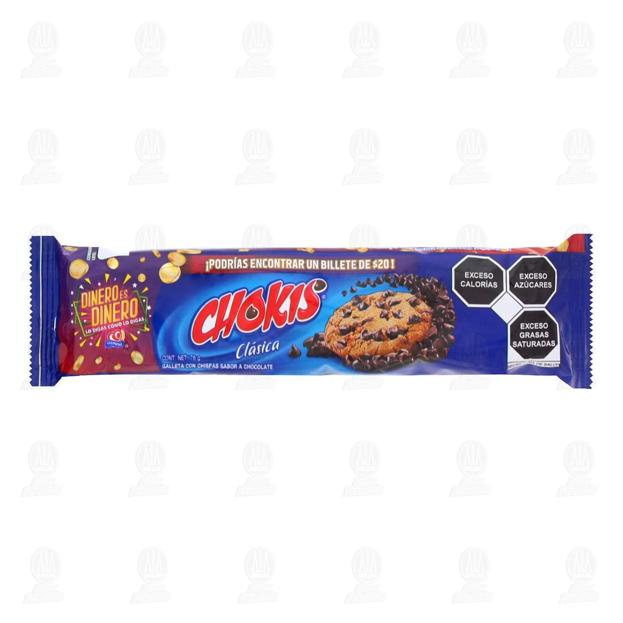 Galletas Chokis Cl&aacute;sica Sabor a Chocolate, 76 gr. image number 0