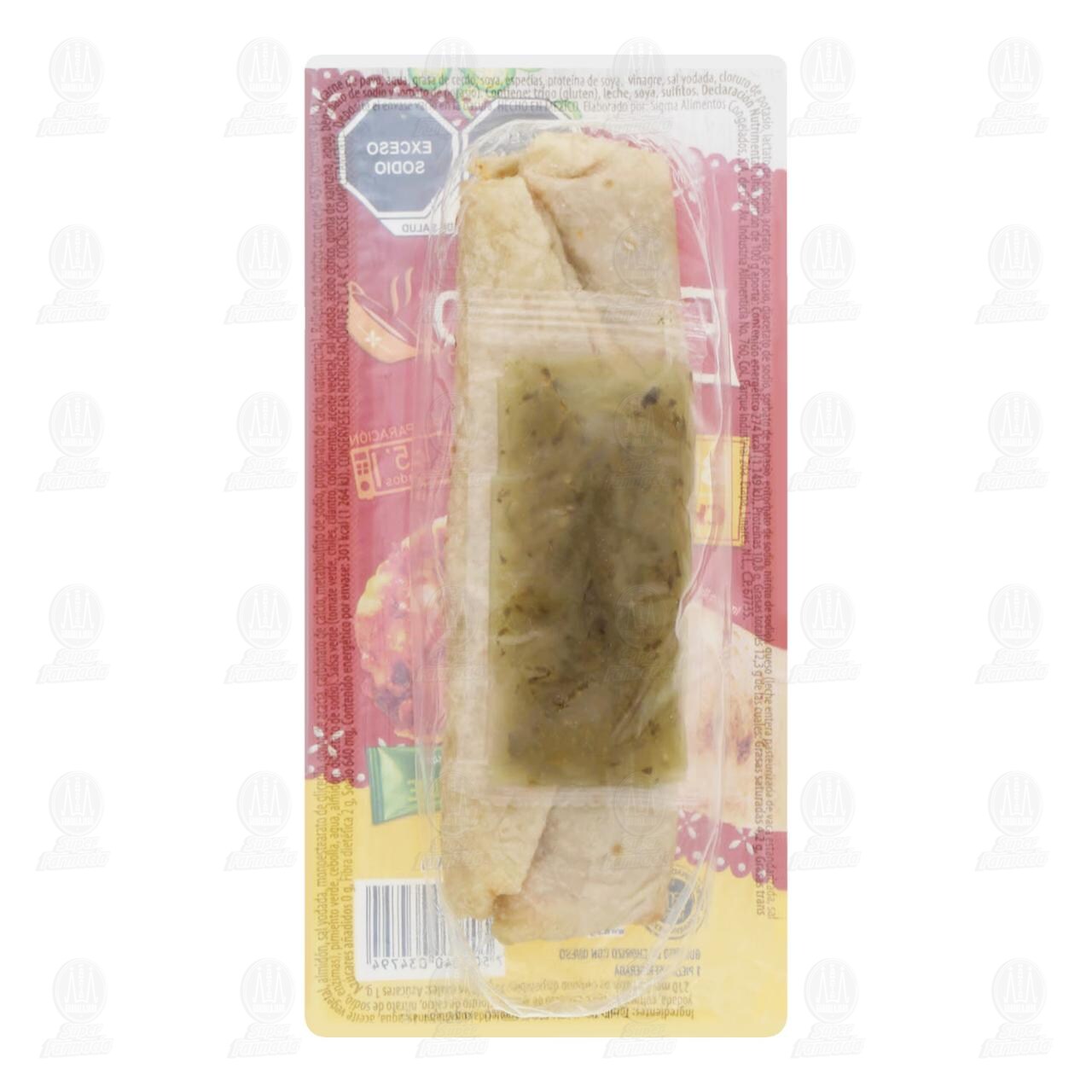 Burrito El Cazo Mexicano de Choriqueso, 110 gr. image number 1