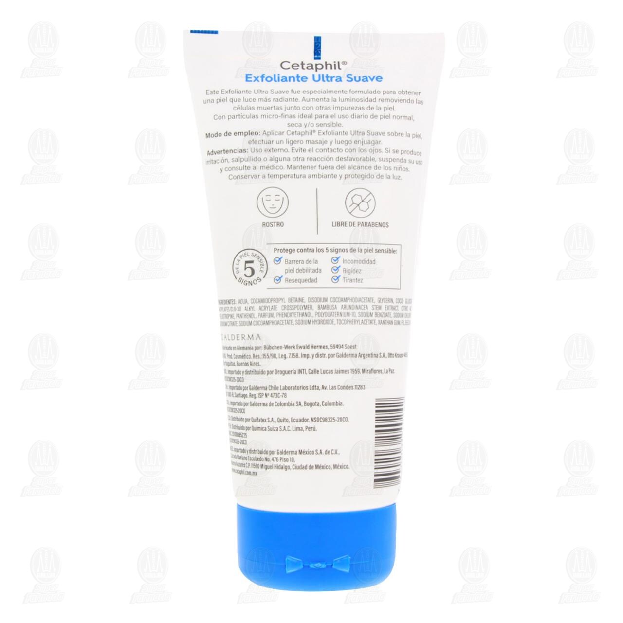 Cetaphil Exfoliante Ultra Suave, 178 ml. image number 1