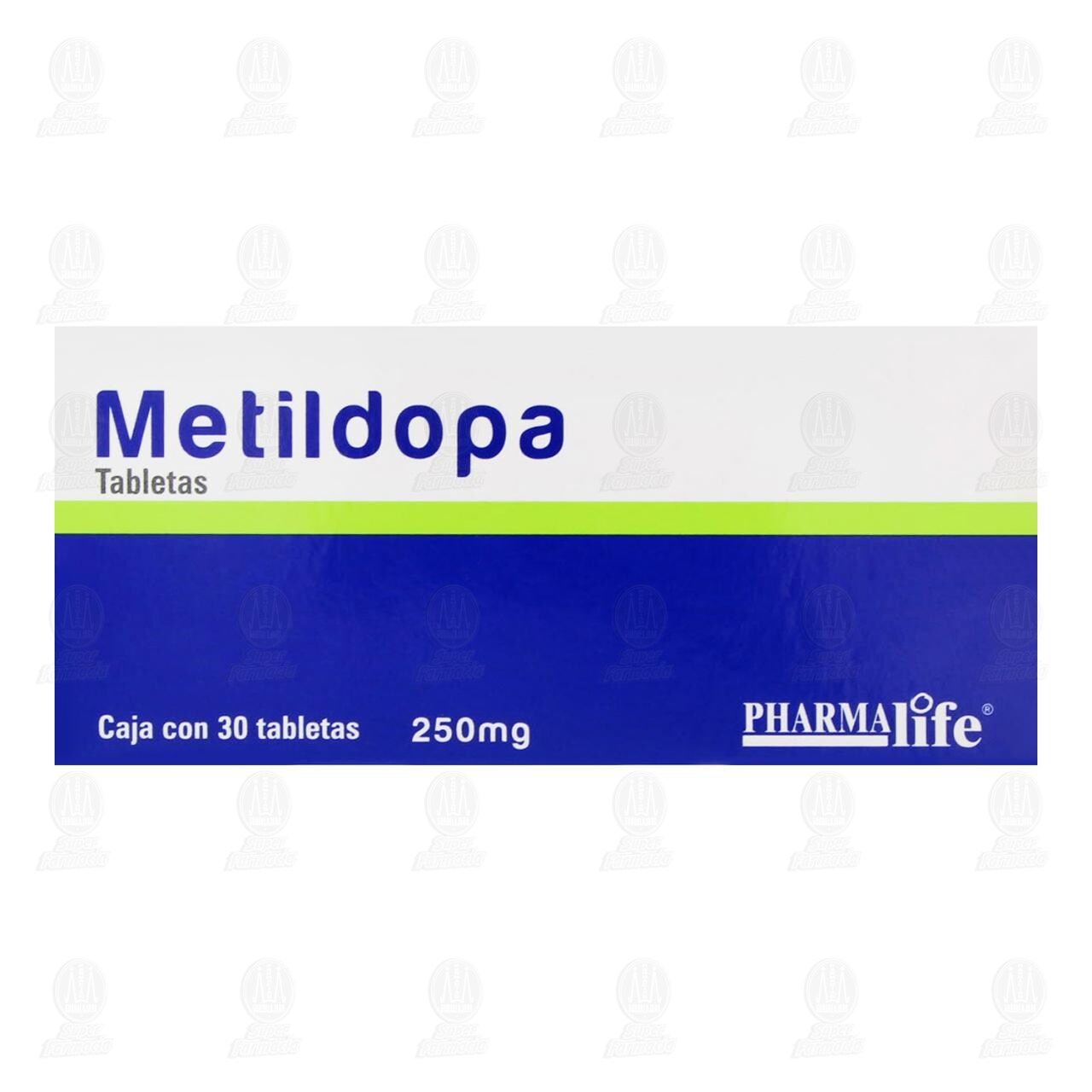 Metildopa 250 mg, 30 Tabletas Pharmalife. image number 1