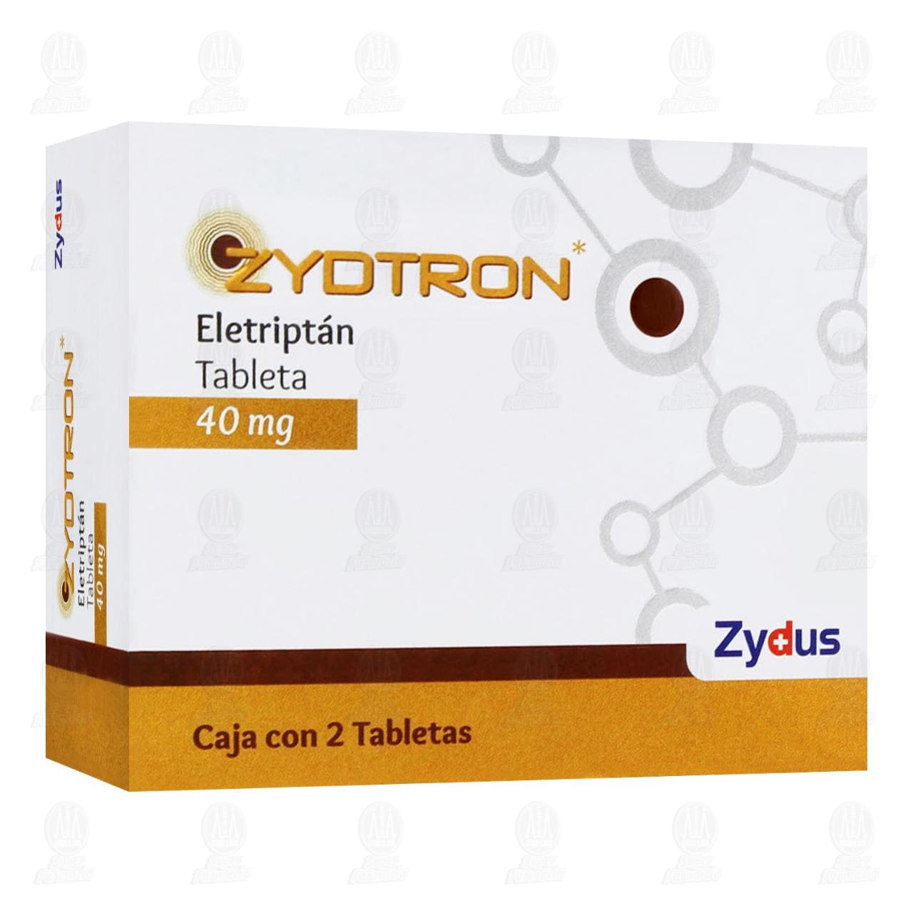 Zydtron 40 mg, 2 Tabletas. image number 0