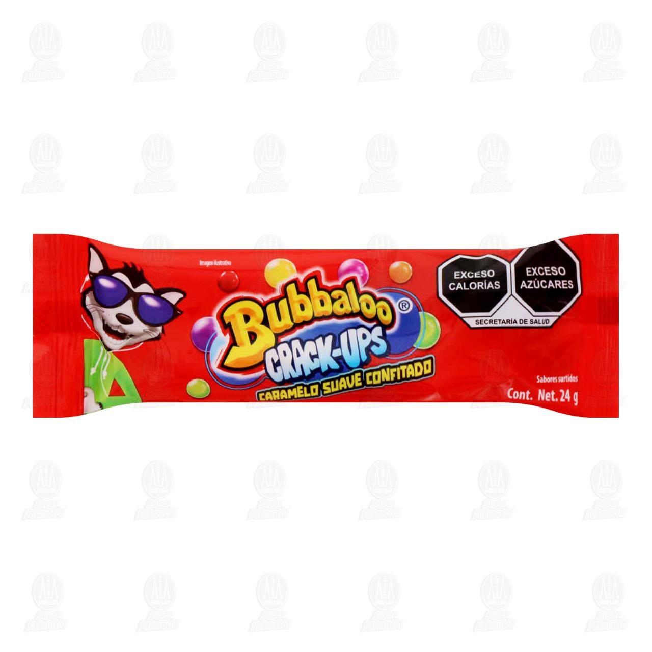 Imagen para Caramelo Bubbaloo Crack-Ups, 24 gr.