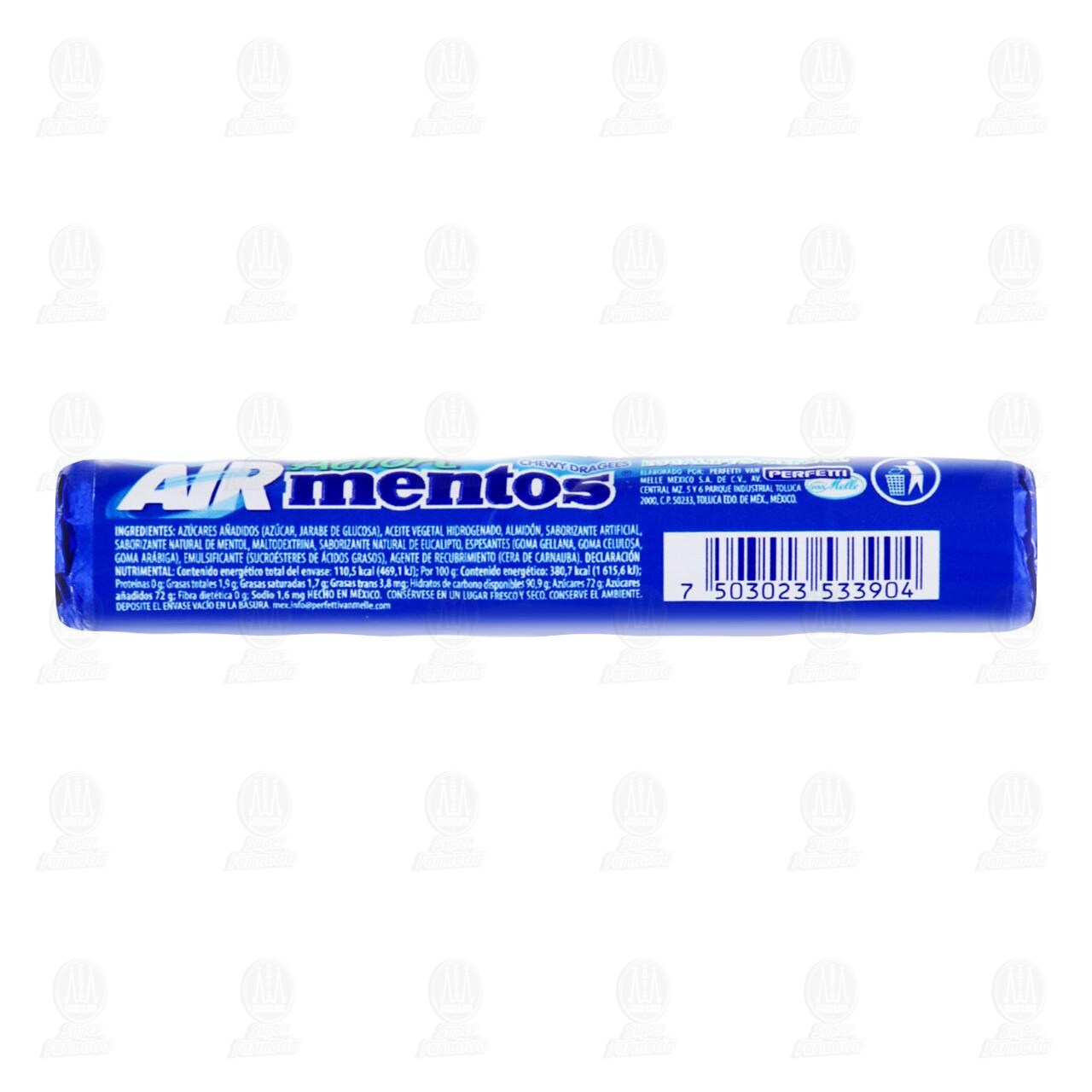 Caramelos Mentos Air Action Sabor Eucalipto Mentol, 29.04 gr. image number 1