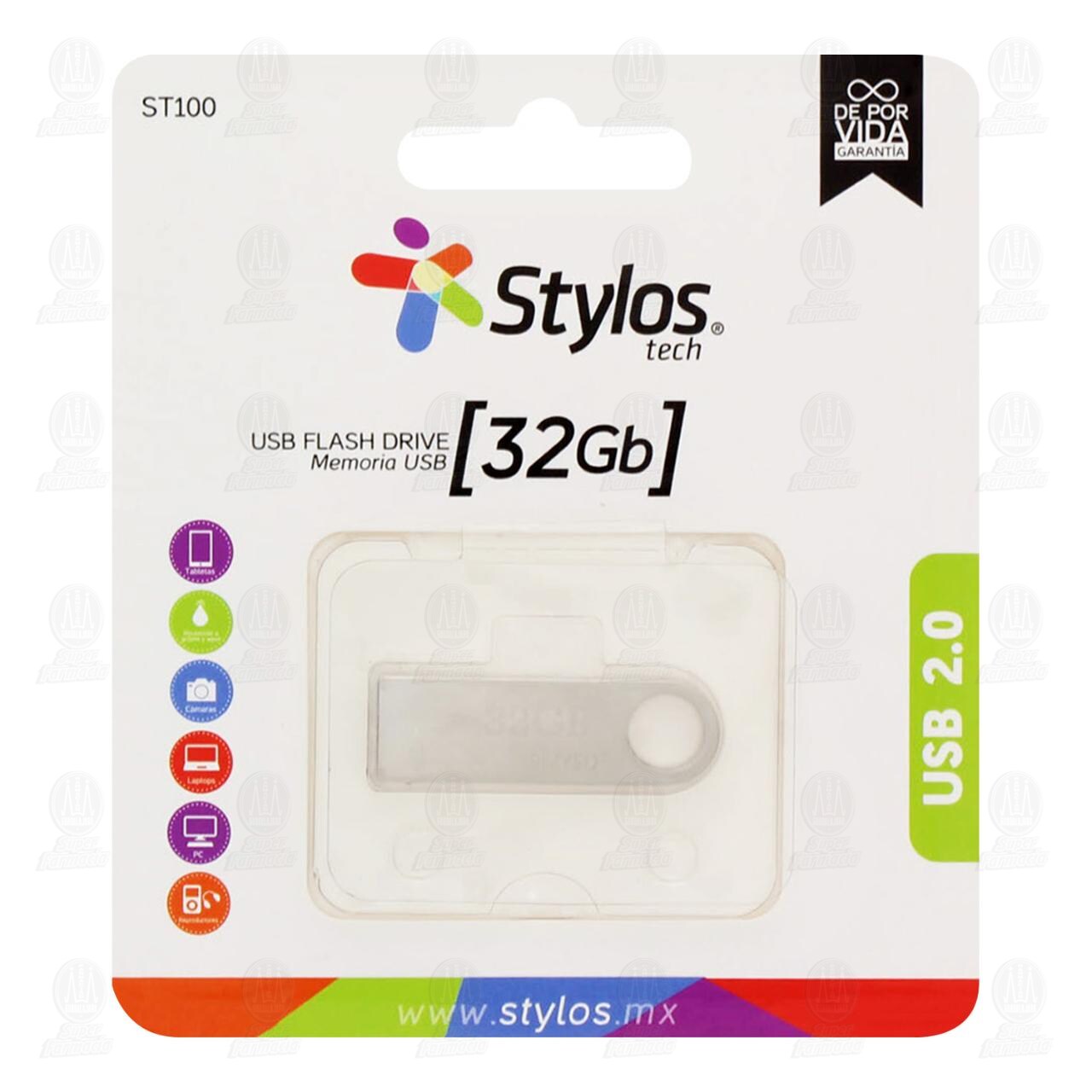 Memoria USB Stylos Tech de 32GB, 1 pz. image number 0