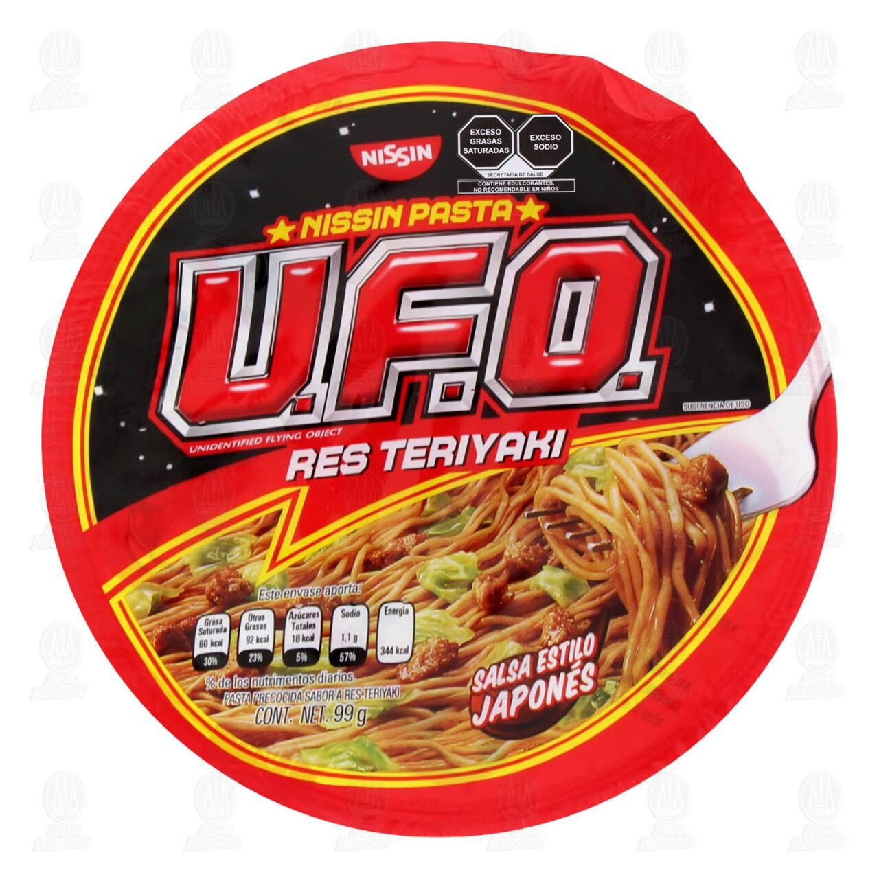 Pasta Nissin U.F.O. Res Teriyaki, 99 gr. image number 0