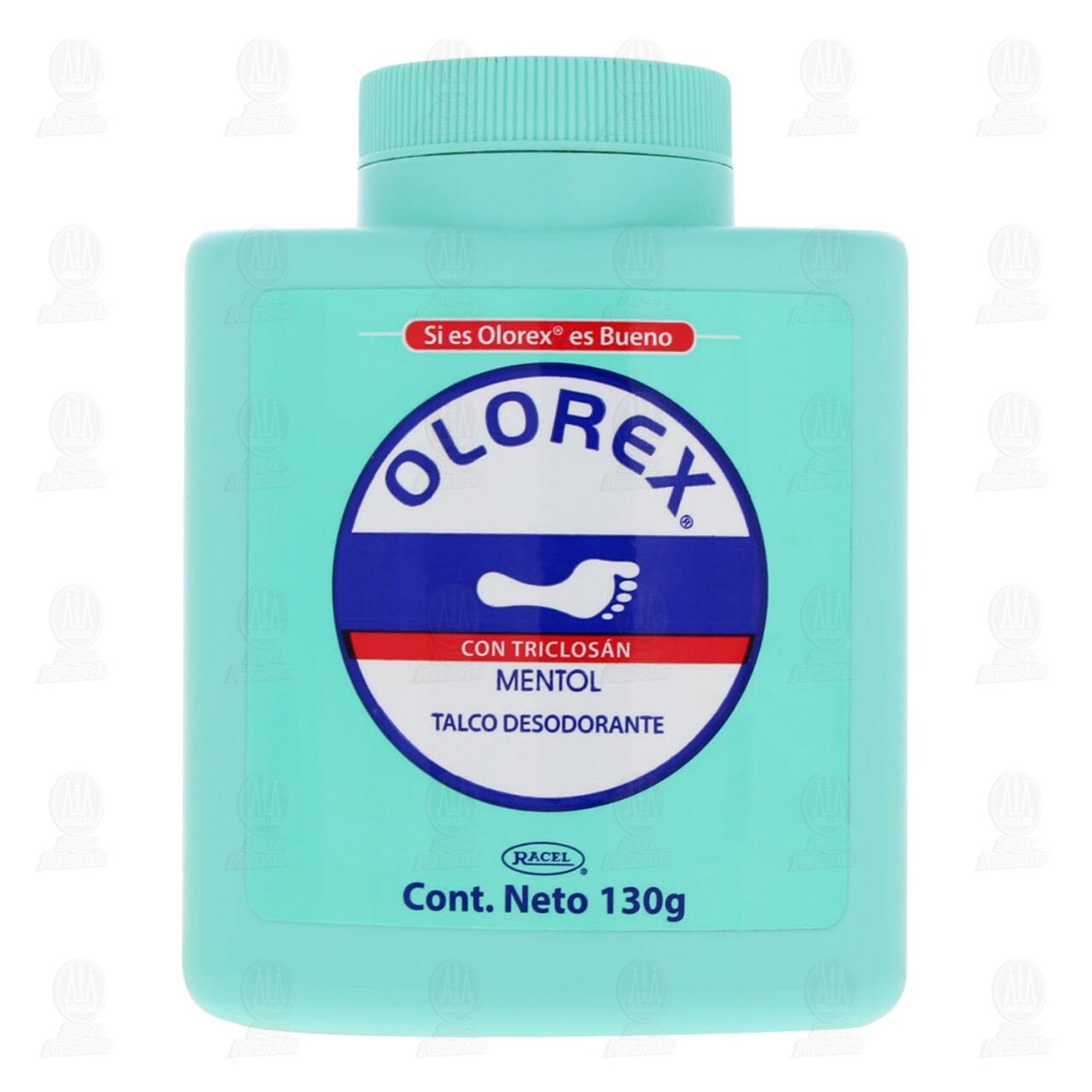 Talco Desodorante Olorex Mentol con Triclosán, 130 gr. image number 1