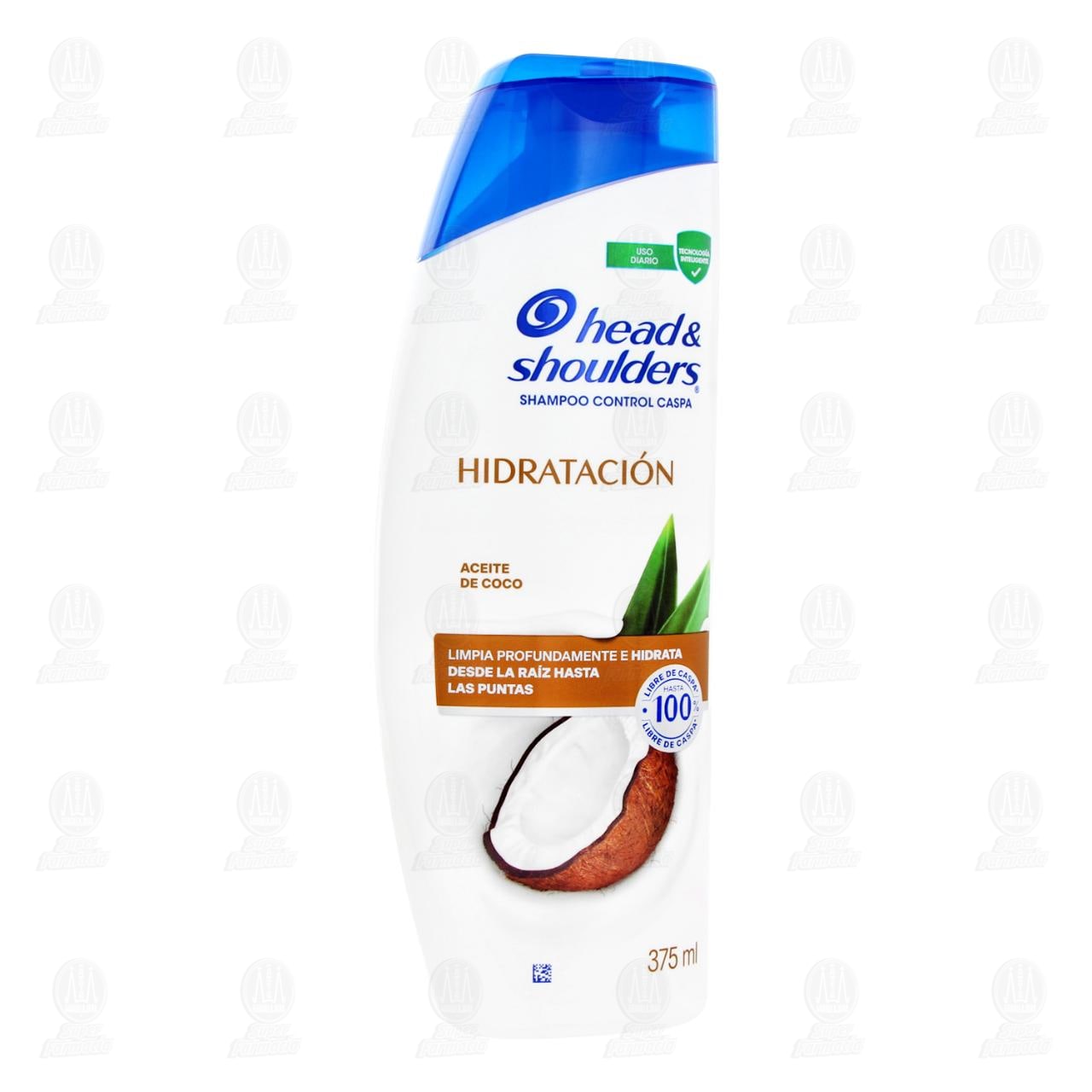 Shampoo Head & Shoulders Control Caspa Hidrataci&oacute;n, 375 ml. image number 0